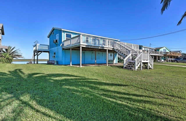 Oceanfront Sargent Beach Home w/Dock!