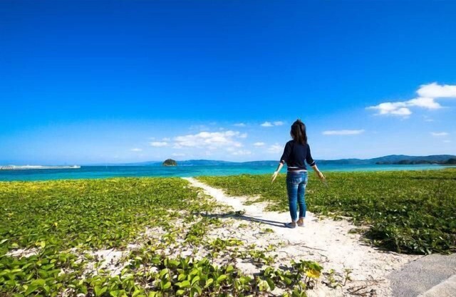 Okinawan traditional village & Beach