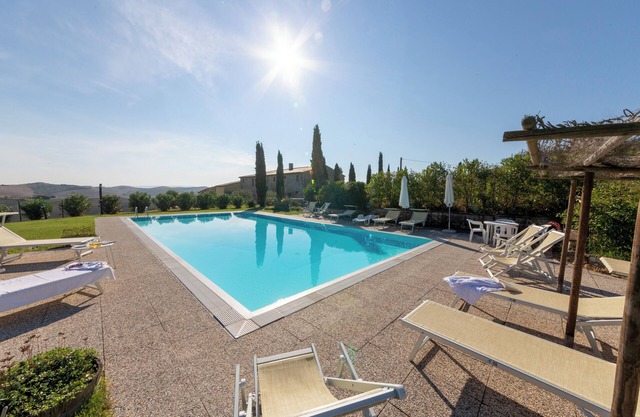 On a farm in the countryside 30 km from Volterra for two adults and a child