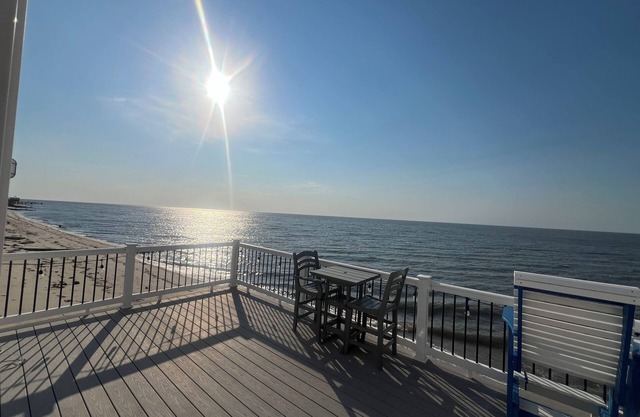 On The Beach. Cape May county beach cottage with breathtaking sunset views.