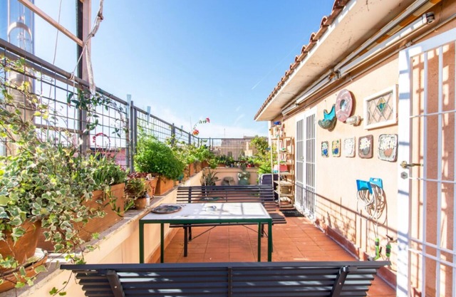 On the terraces of Rosa you are constantly forced to look at the sky and Rome