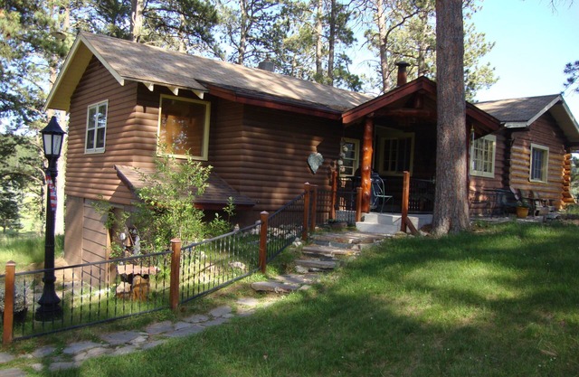 Original Log Cabin At Entrance To Custer State Park Overlooking Stockade Lake