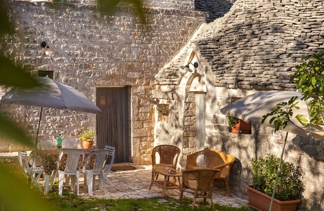 Original trullo on top of a hill