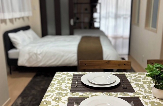 Osaka Castle, Nakanoshima and Osaka-Tenmangu/Orizuru Kitchen Apartment 202