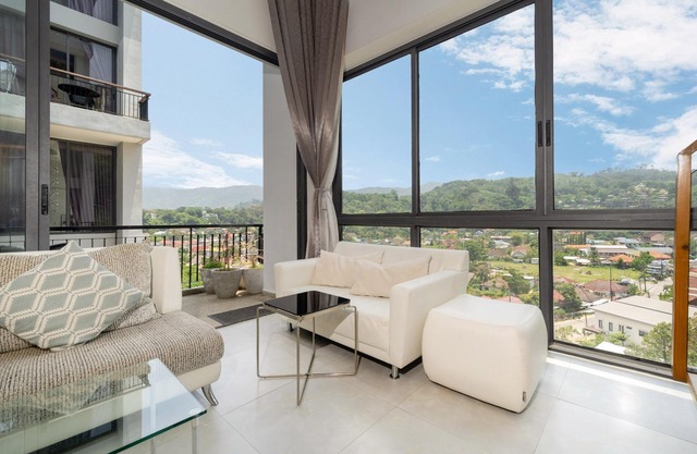 Panoramic views in Kamala duplex apartment
