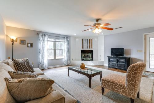 Peaceful Delco Family Home with Private Deck!