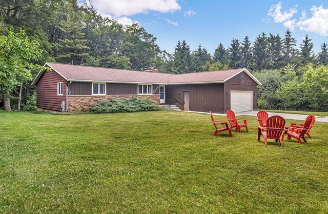 Peaceful Retreat, Near Road America! Mid Century Modern Home
