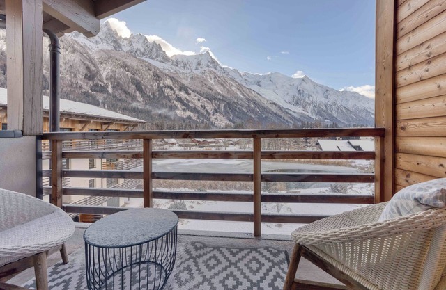 Pent House Mountain Break with panoramic views of the Mont Blanc range