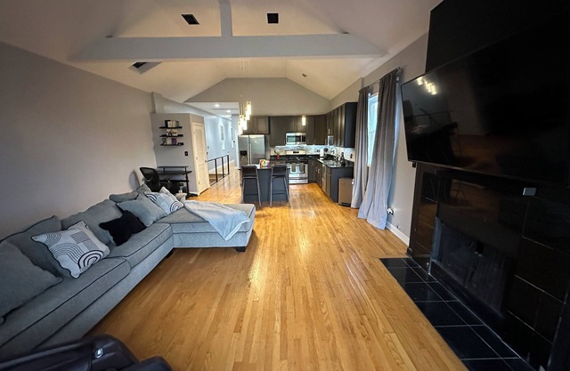 Penthouse Condo in Chicago featuring Zero Gravity Massage Chair