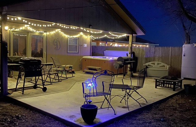 Perfect for winter or summer and plenty of room for a gathering!