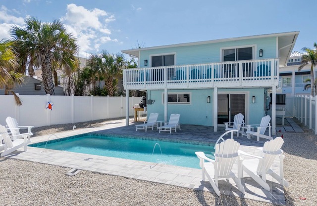 Perfect Private Pool Home 1 Block to Beach