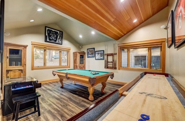 Pet Friendly + Pool Table + Shuffle Board + Arcade Game