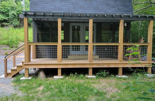 Pet Friendly Tiny Home on a trout stream in the Blue Ridge Mountains