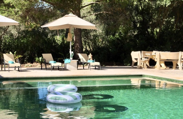 Pine Tree House Espiga Quiet Holiday House with Pool in Porto Colom, Perfect for Families & Relaxation