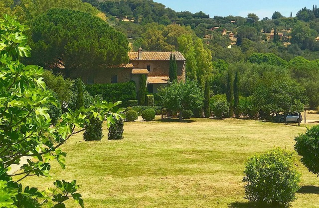 Porto Ercole, Tuscany Coast: Classic Charm in Fabulous 18th c. Farmhouse now Chic Designer Villa w P