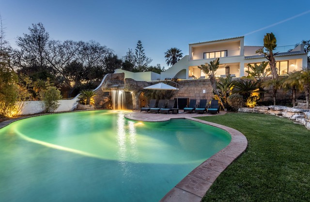 Private 7 bedroom property with 3 amazing swimming pools and superb coastal view