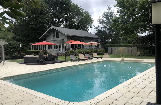 Private Oasis with Pool & 2 Pickleball Courts in Pier Area, near Town Beach