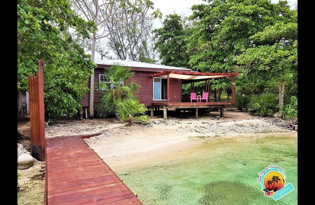Private oceanfront home with private beach and dock