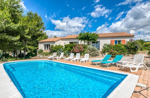 Private villa with swimming pool in beautiful natural surroundings