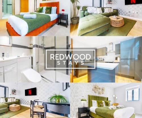Quality Serviced Apartments in Camberley Town Centre, Free WiFi By Redwood Stays