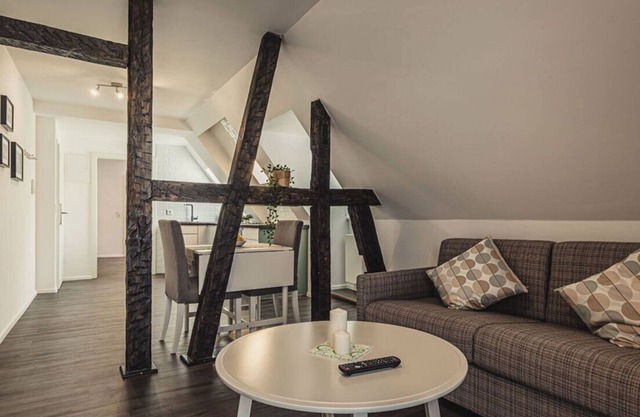 Quiet apartment (number 9) with an extra wide, beautiful balcony