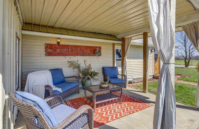 Quiet Shiloh Retreat w/Spacious Yard & Fireplace!
