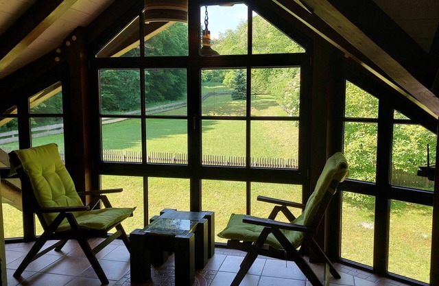 Refuge in the green paradise.