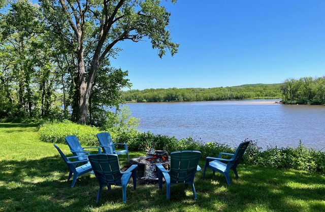 Relax with beautiful views overlooking the Wisconsin River