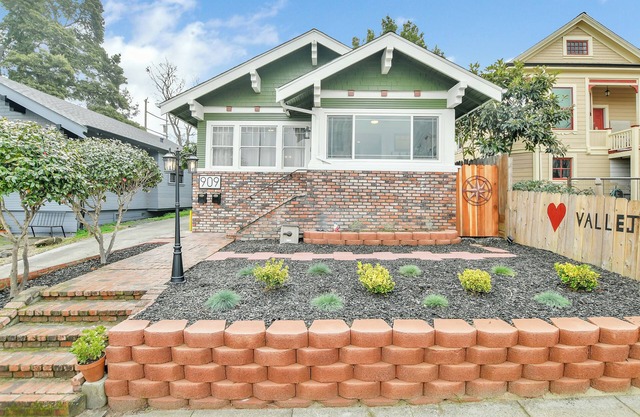 ~ Remodeled 1918 California Craftsman on a Park ~