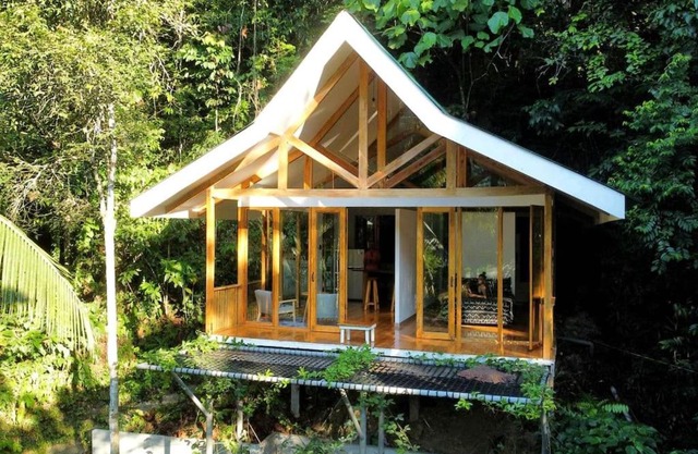 Remote Home near Secret Lagoon with Motorcycle
