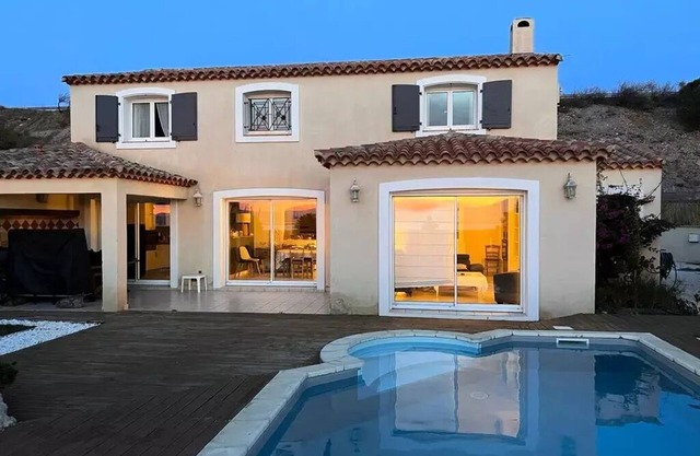 Residence 8jbart580-port Leucate - Villa private pool superb view etang leucate 8JBART580