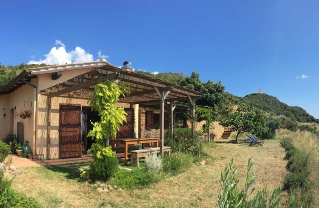 Romantic Cottage and Hot Tub high above the Mediterranean