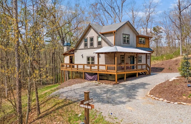 Rustic Elegance, gated community with its own private riverside park.