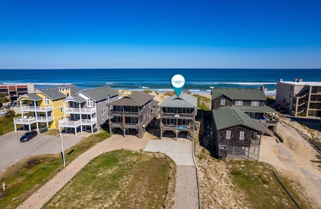 Sandy Too-Oceanfront, pool, hot tub, private walkway with gazebo,amazing ocean views!