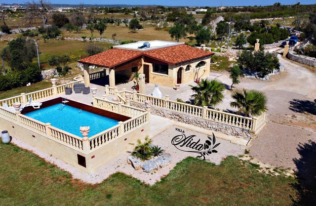 Santa Maria di Leuca salento the villa of Aida private parking