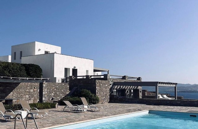 Seafront Villa 190sq.m | Private & Shared Pool | Endless blue