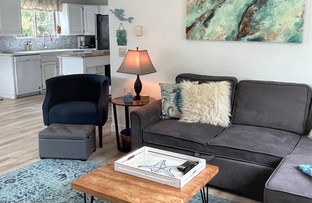 Seaside Escape: Serenity, Hot Tub, Fire Pit, and Beach Just Moments Away