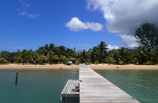 Secluded eco-friendly beach cabana