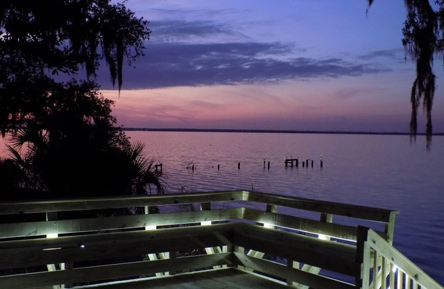 Secluded Waterfront property on Perdido Bay with a dock and private beach