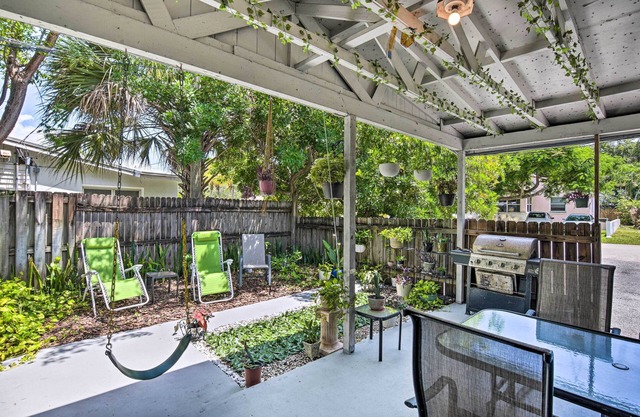 Shady & Eclectic Fort Lauderdale Dwelling w/Yard!