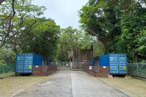 Shipping Container Hotel at Haw Par Villa GoogleMap Address 27 Zehnder Road Taxi and cars can only enter via Zehnder Road