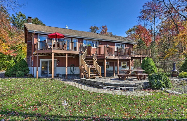 Ski, Swim & Relax: Waterfront Haven on Pines Lake!