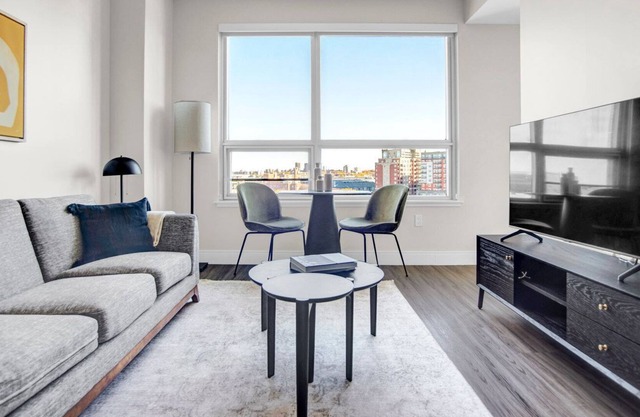Sleek Five Points 1BR w/ W/D, Gym & Roof Lounge, near RiNo, by Blueground