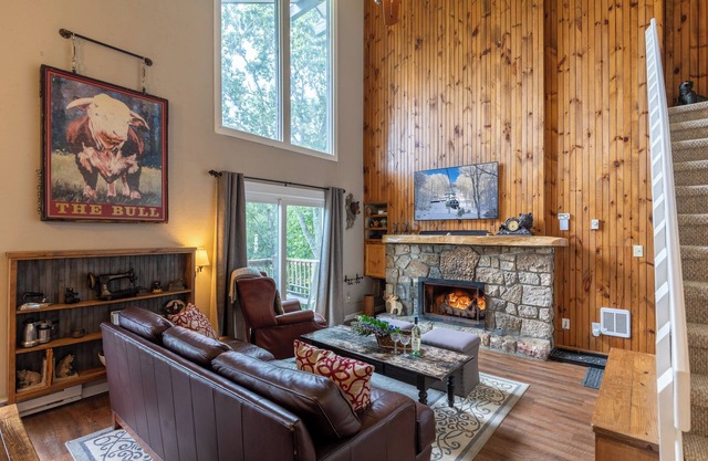 Slope-side: 2 story Condo. Directly alongside the slopes.