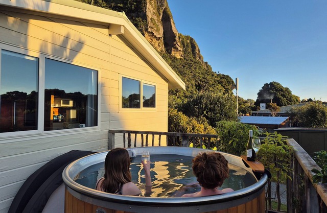 Smukt hus ved siden af ​Paparoa National Park