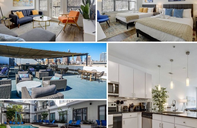 SoCo Urban Paradise - Best Location! - Pool, Gym, Rooftop, Free Parking
