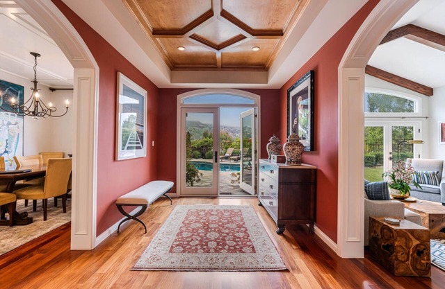 Spacious and Serene Family Home with Pool in Gated Pacific Palisades community