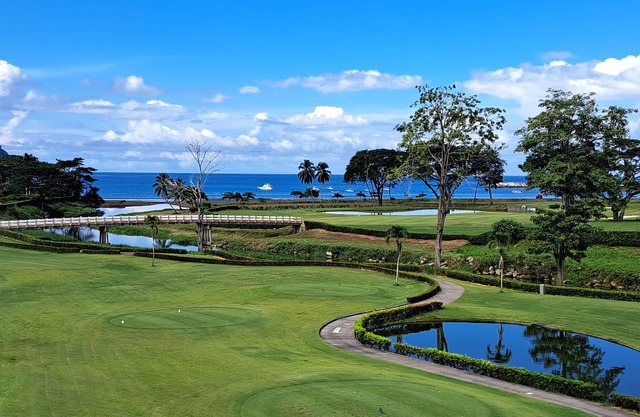 Spacious condo with panoramic ocean and golf views