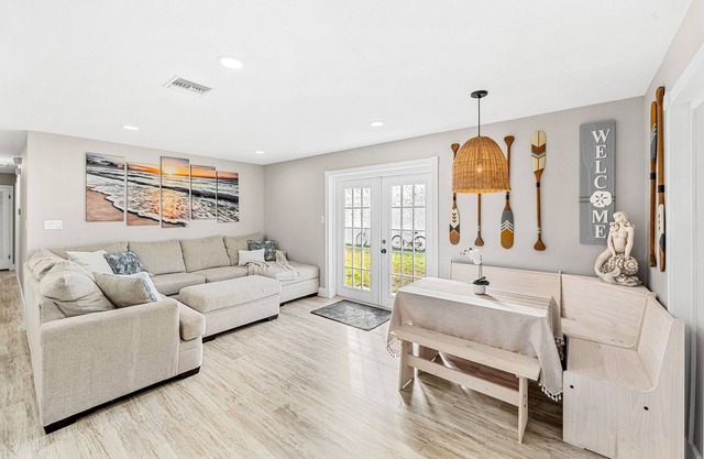 Spacious Home w/Private BBQ Backyard Oasis, Bikes & Games – Walk to the Beach!
