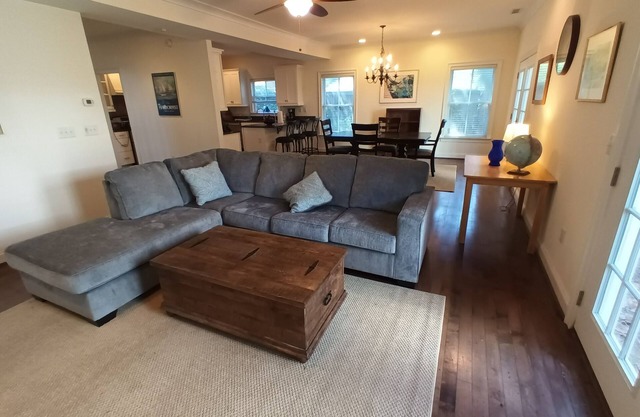 Spacious home with 3 large BRs, clean and comfortable w/8-min walk to the beach.